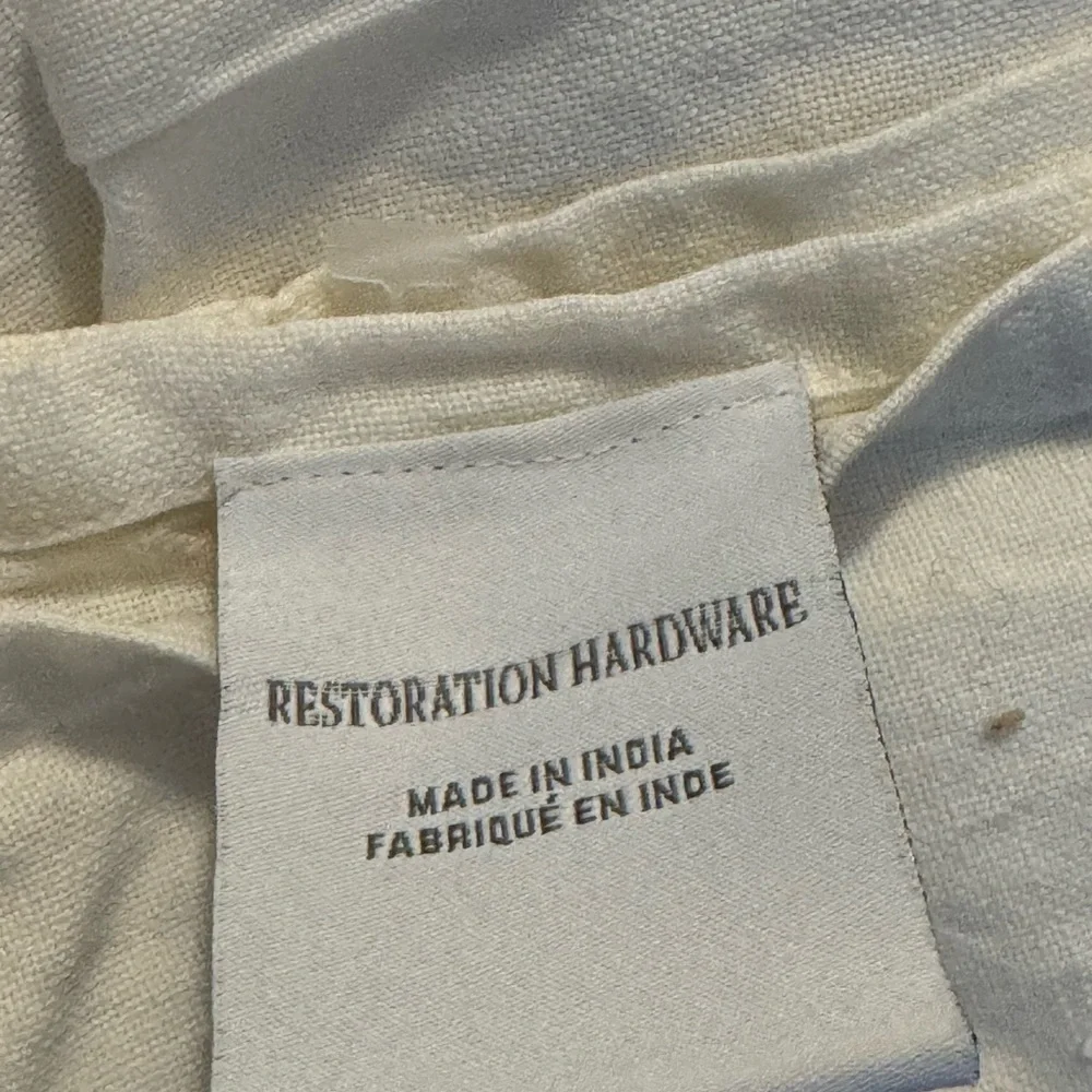 Restoration Hardware Cream Flat sheet